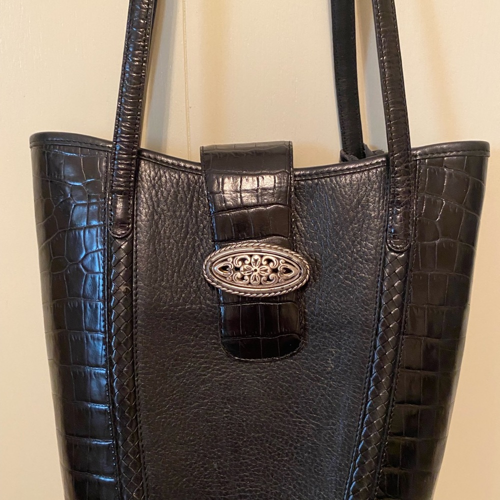 Brighton Black Tote Bag with Sleek Design